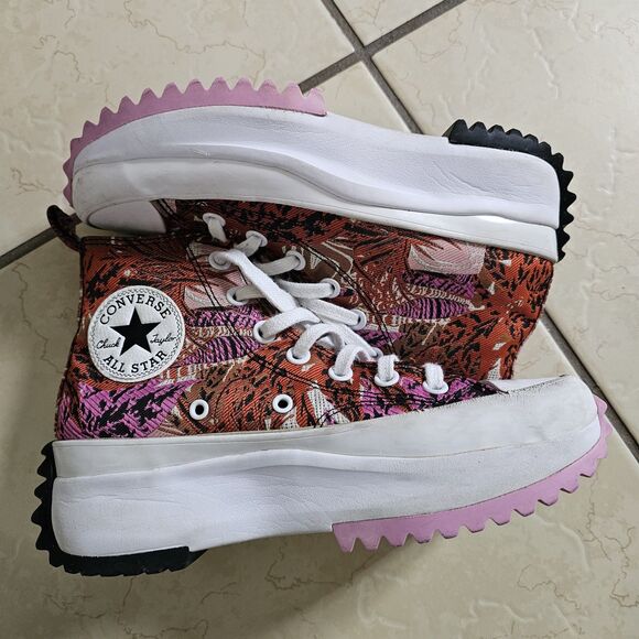 CONVERSE Run Star Hike Tropical Florals Jungle Shoes Boots 5M/6.5W A00551C - Picture 1 of 16